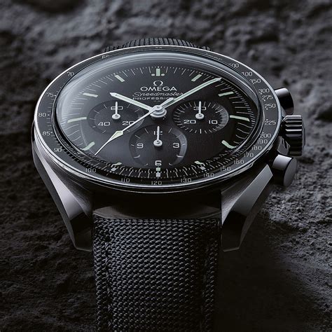 Omega Speedmaster Moonwatch Chronograph Black Dial 